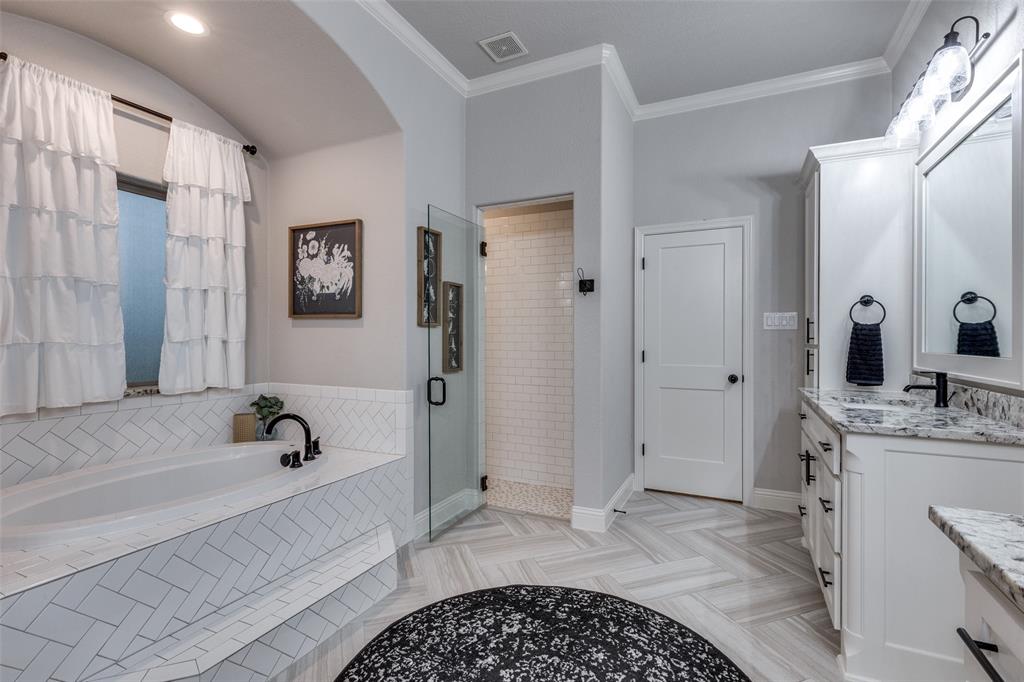 109 Highland Ranch Drive Paradise, TX 76073 - Photo 17 of 33 a bathroom with a tub sink and shower