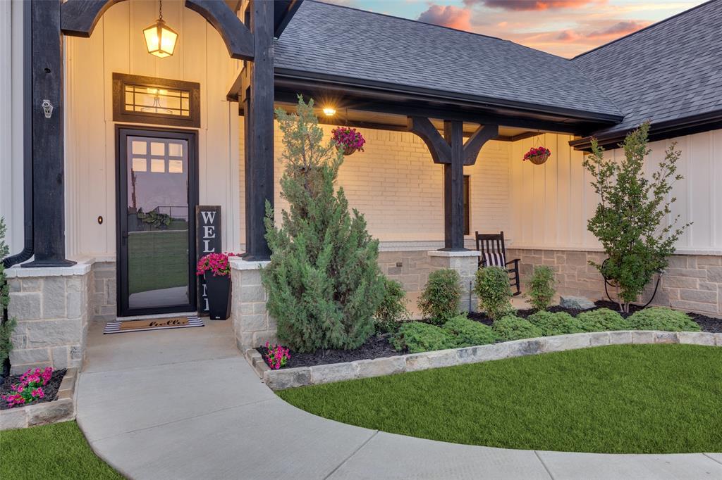 109 Highland Ranch Drive Paradise, TX 76073 - Photo 3 of 33 a view of front door and porch