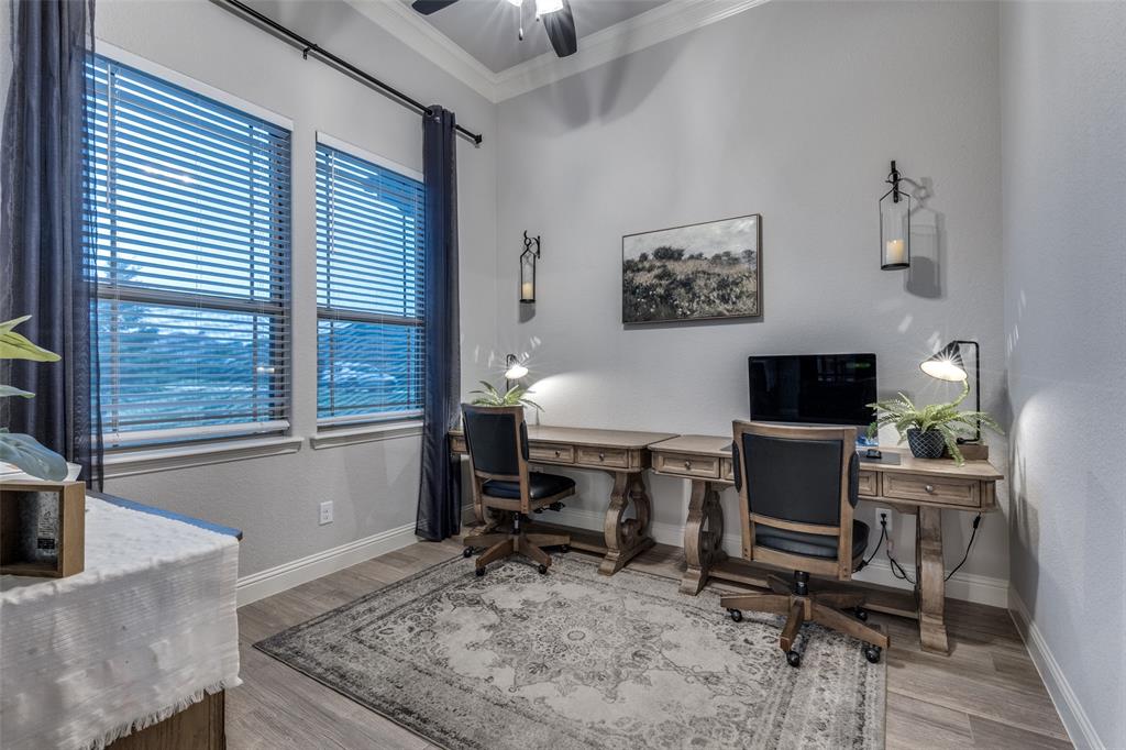 109 Highland Ranch Drive Paradise, TX 76073 - Photo 5 of 33 a view of a workspace with furniture and a window