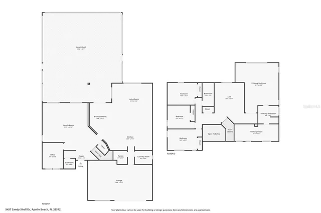 $645,000 | 5457 Sandy Shell Drive, Apollo Beach, FL 33572