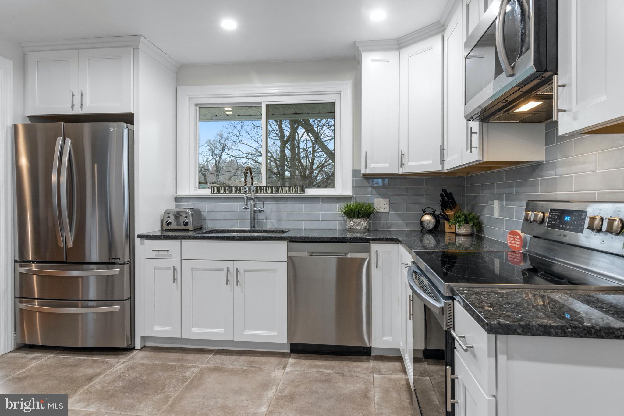 3 Spring Lane Yardley, PA 19067 - Photo 9 of 38 Kitchen with Stainless Steel Appliances