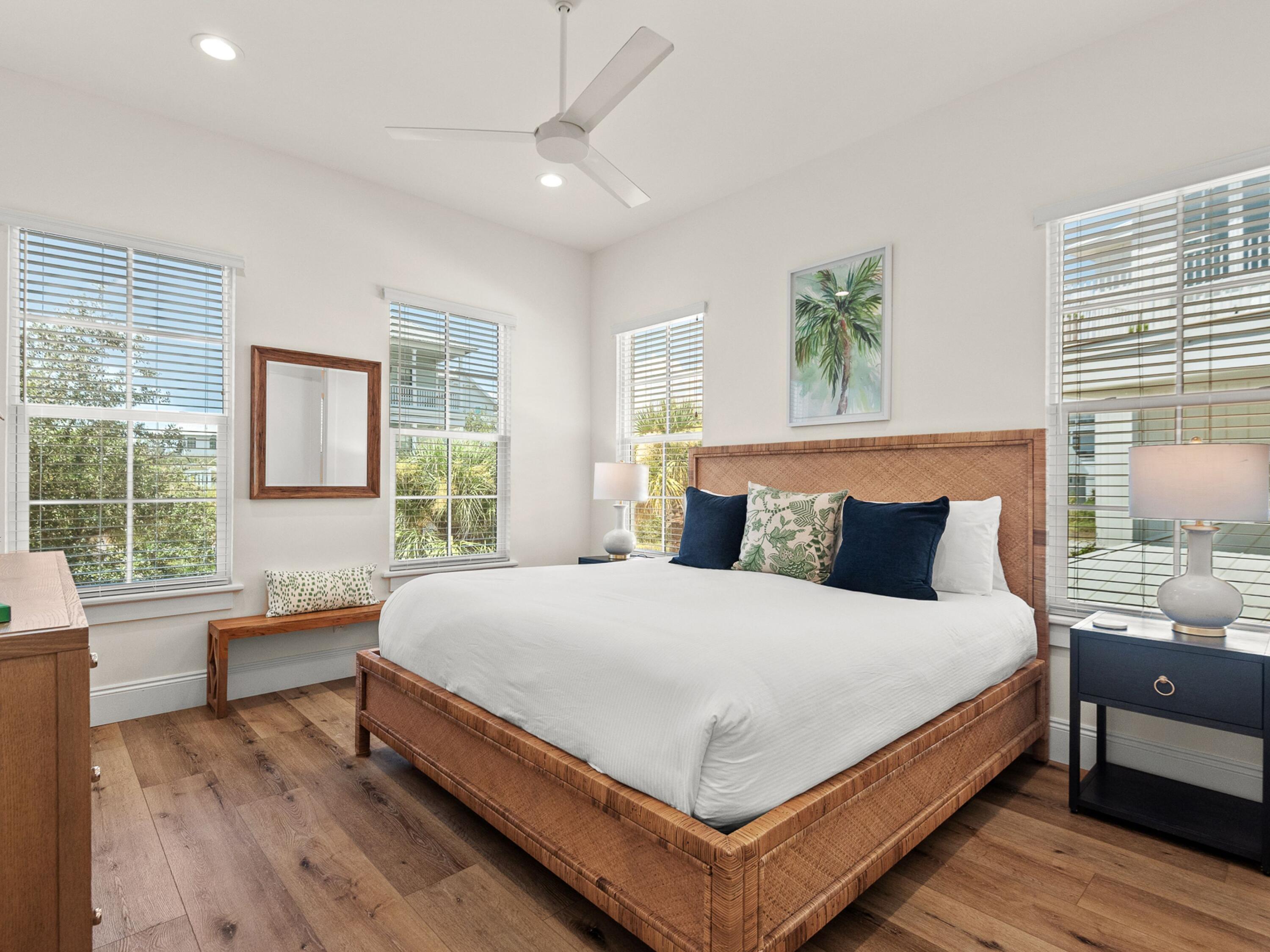 50 Camelot Lane Santa Rosa Beach, FL 32459 - Photo 19 of 39 a large bed sitting in a bedroom next to a window