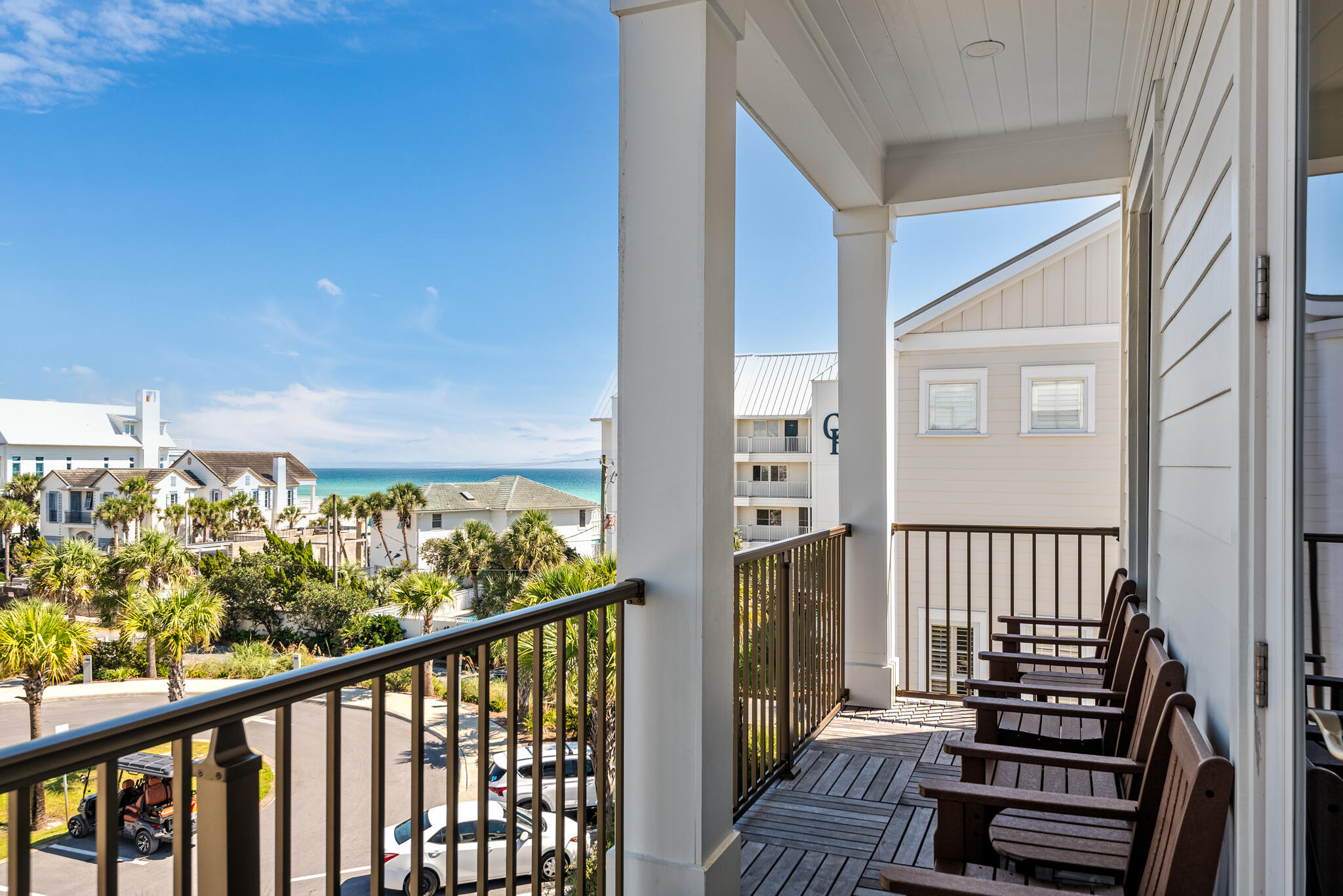 50 Camelot Lane Santa Rosa Beach, FL 32459 - Photo 10 of 39 a view of a balcony with chairs