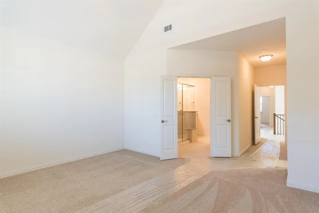 a view of an empty room