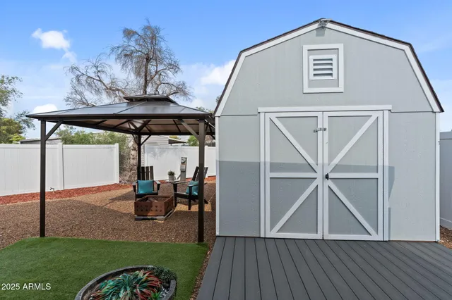 a view of outdoor space with seating