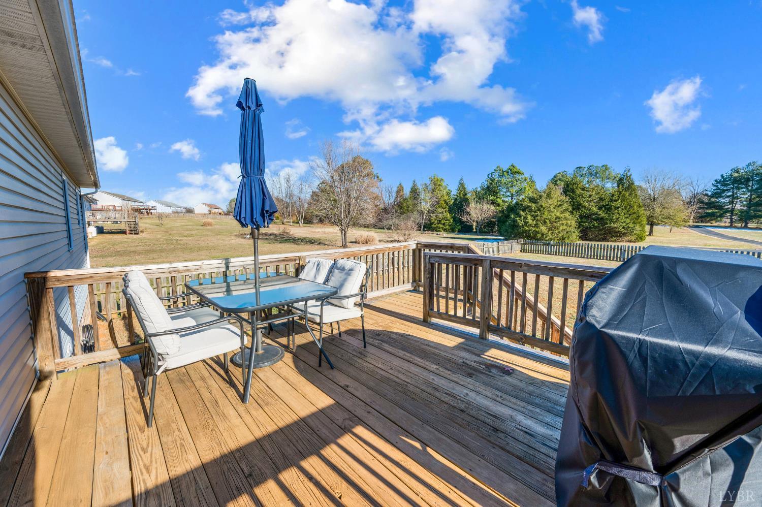 746 Church Street Appomattox, VA 24522 - Photo 29 of 36 a view of a balcony with wooden floor and outdoor seating