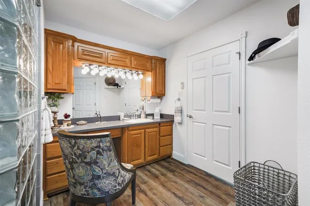 a view of a walk in closet