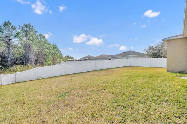 a view of an outdoor space and a yard
