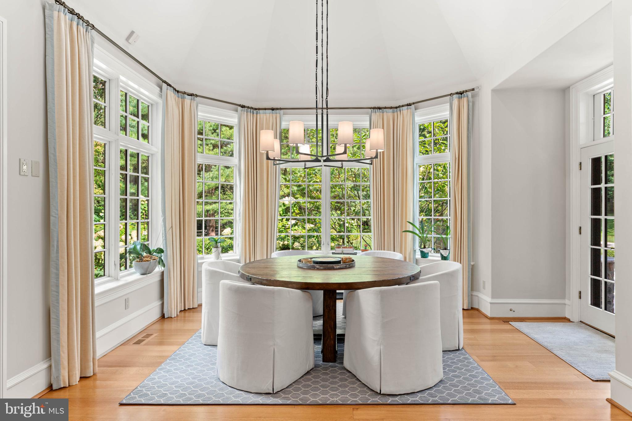 545 Avonwood Road Haverford, PA 19041 - Photo 30 of 86 a dining room with table chairs and wooden floor