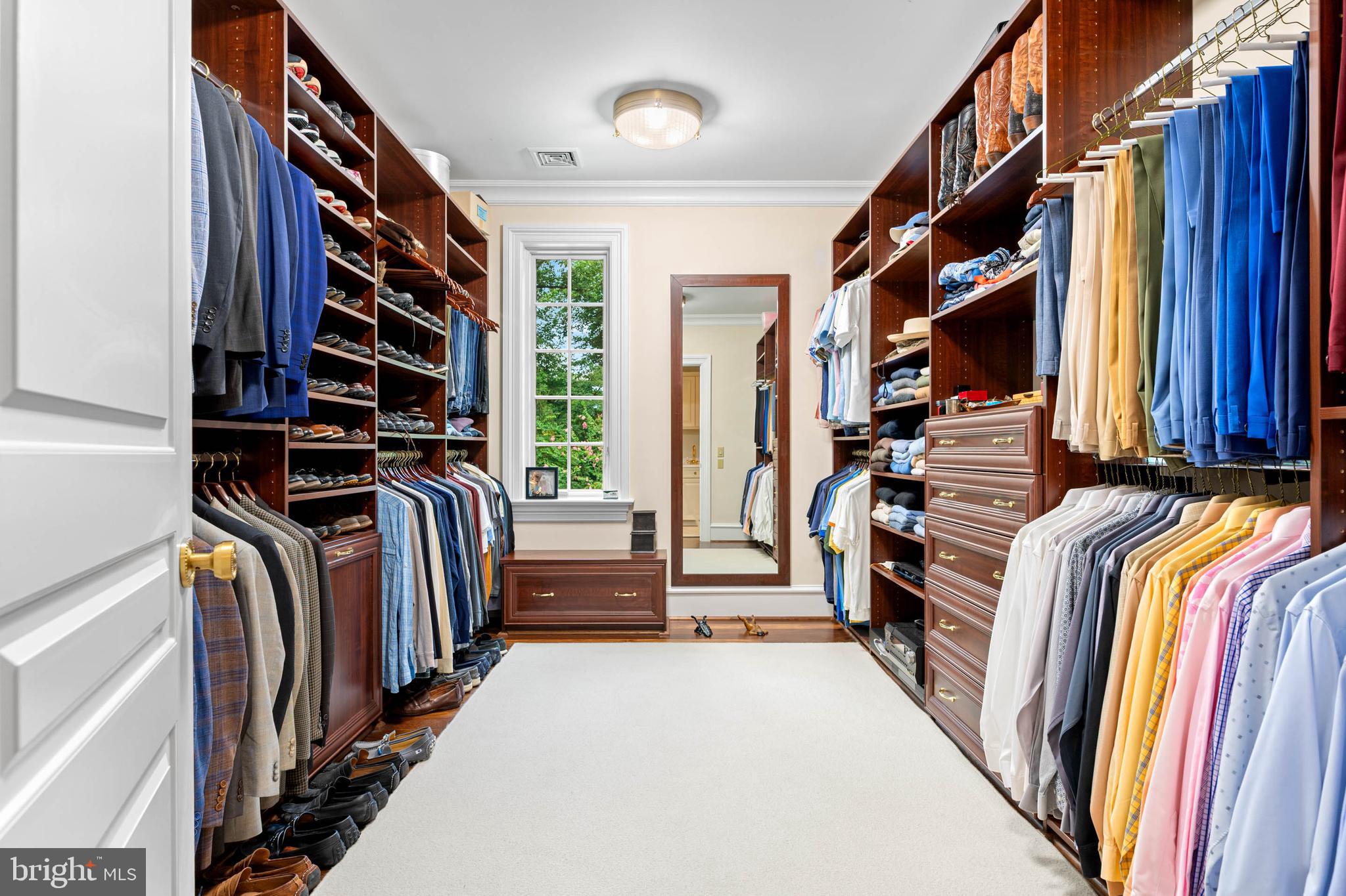 545 Avonwood Road Haverford, PA 19041 - Photo 48 of 86 a view of walk in closet with clothes and shoes