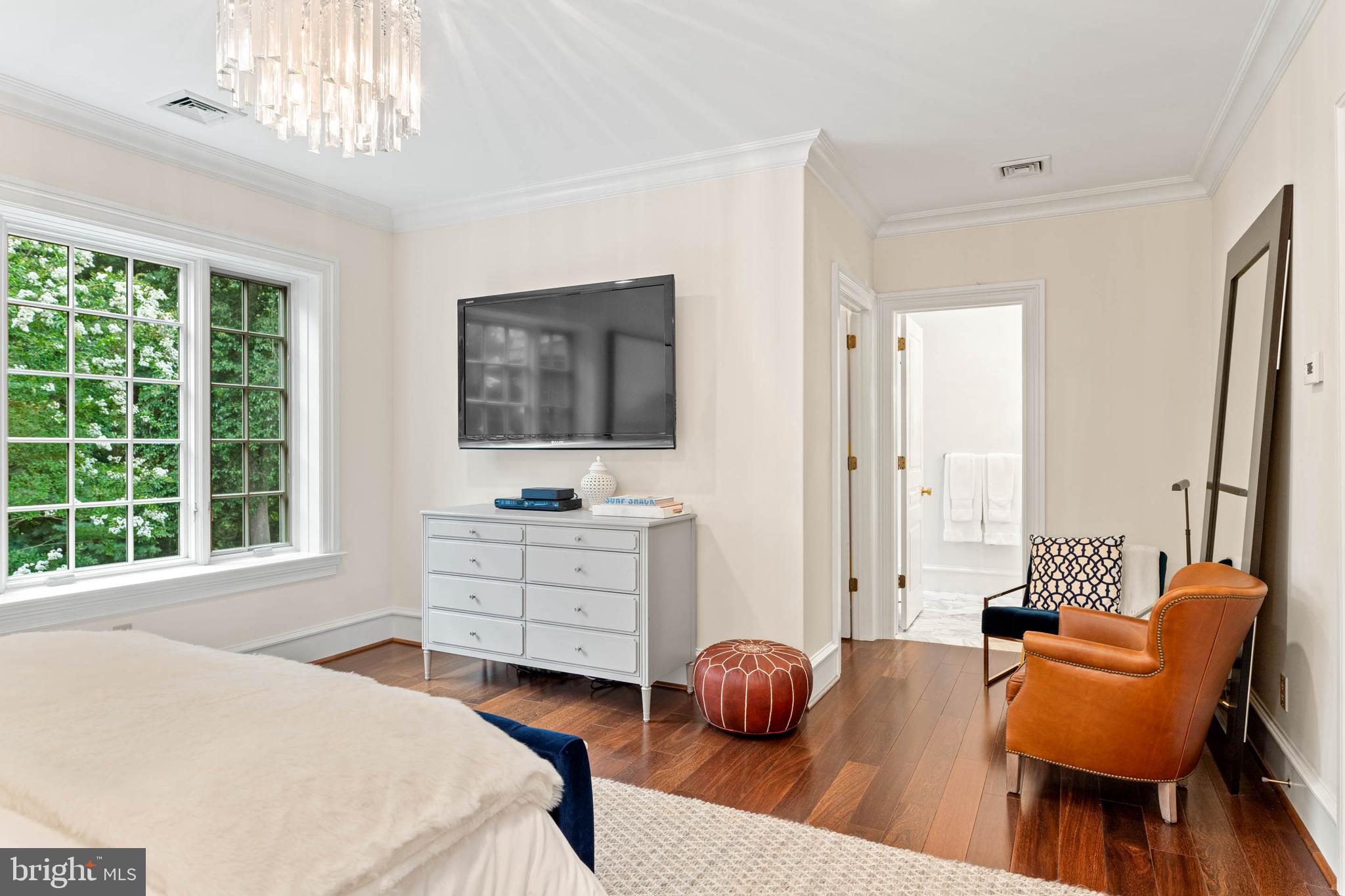 545 Avonwood Road Haverford, PA 19041 - Photo 51 of 86 a bedroom with furniture and a large window