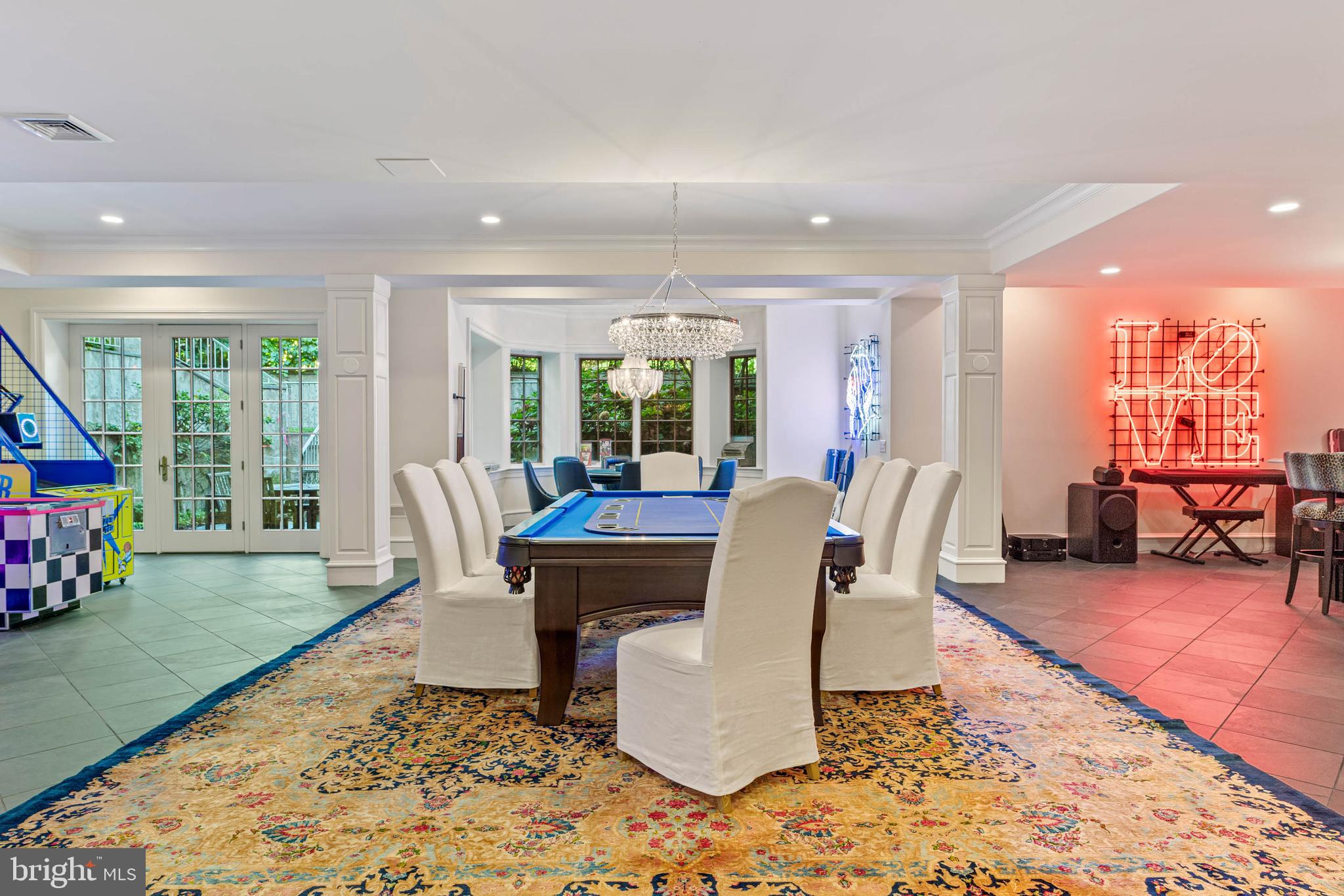 545 Avonwood Road Haverford, PA 19041 - Photo 68 of 86 a view of a dining room with furniture window and wooden floor