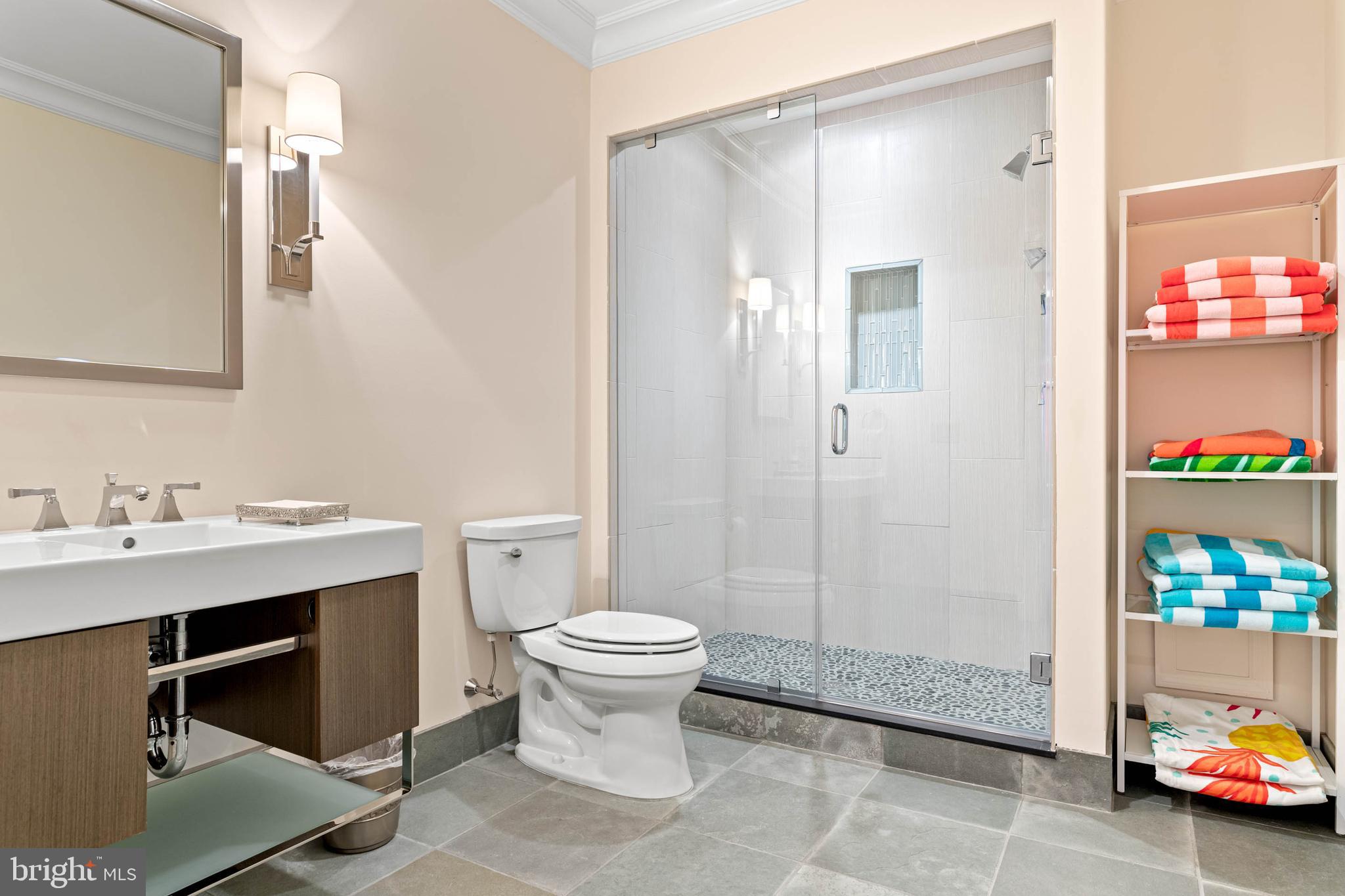 545 Avonwood Road Haverford, PA 19041 - Photo 75 of 86 a bathroom with a sink toilet and shower