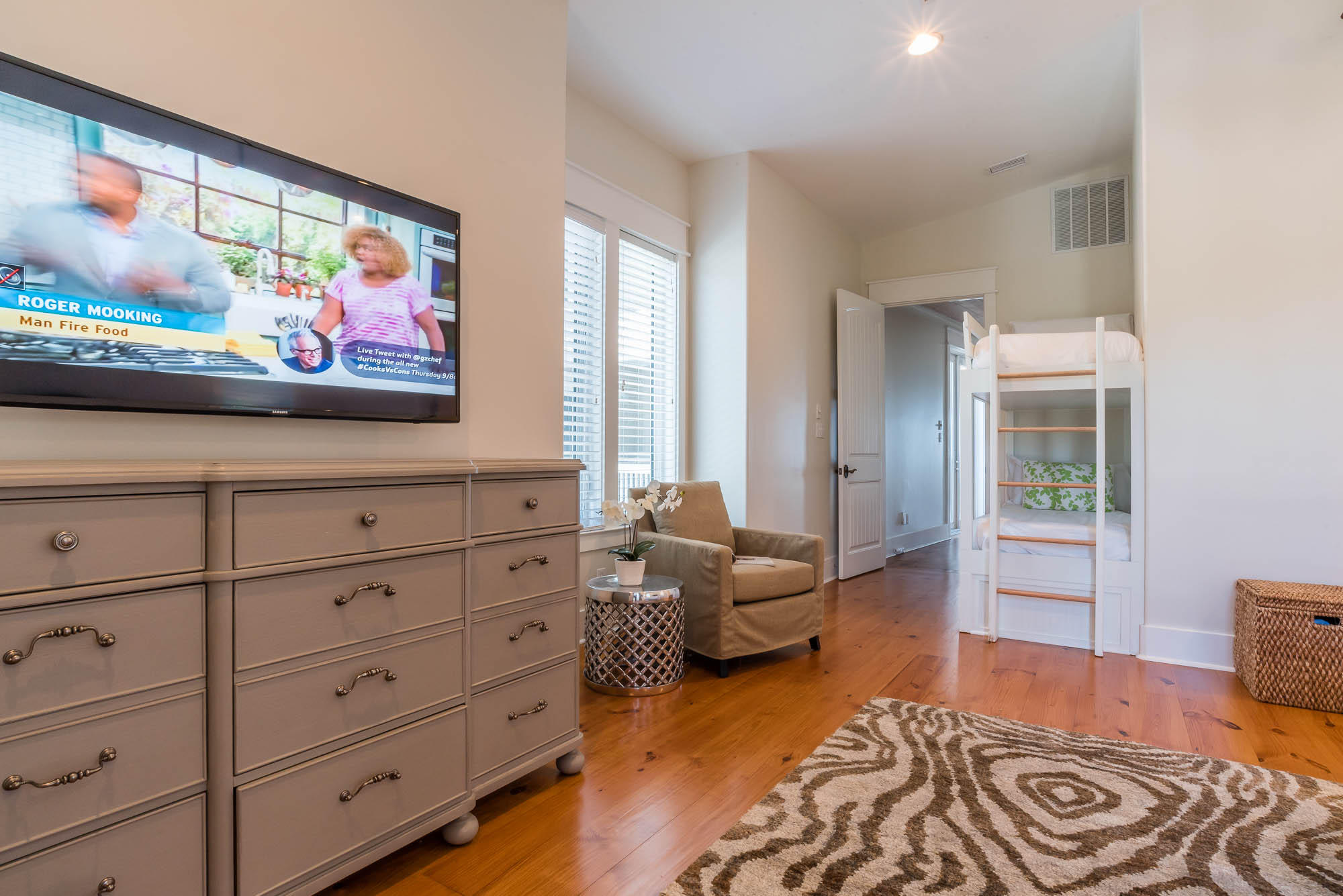 179 Pelican Circle Seacrest, FL 32461 - Photo 36 of 87 a living room with furniture and a flat screen tv