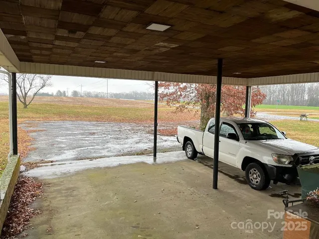 a view of a swimming pool and outdoor space