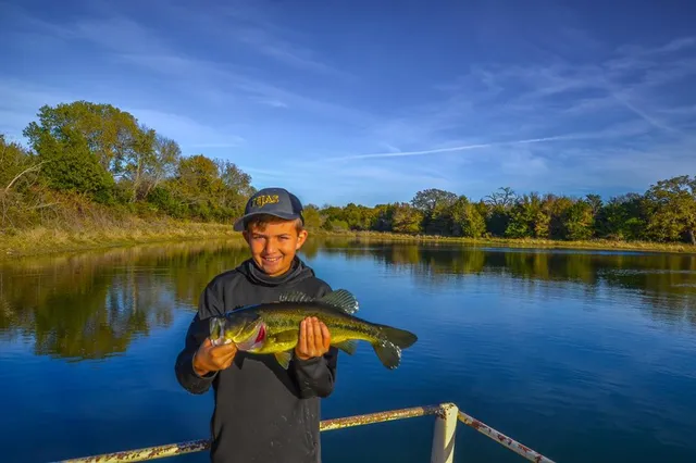 a view of a lake with outdoor space
