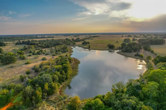 a view of an ocean and beach