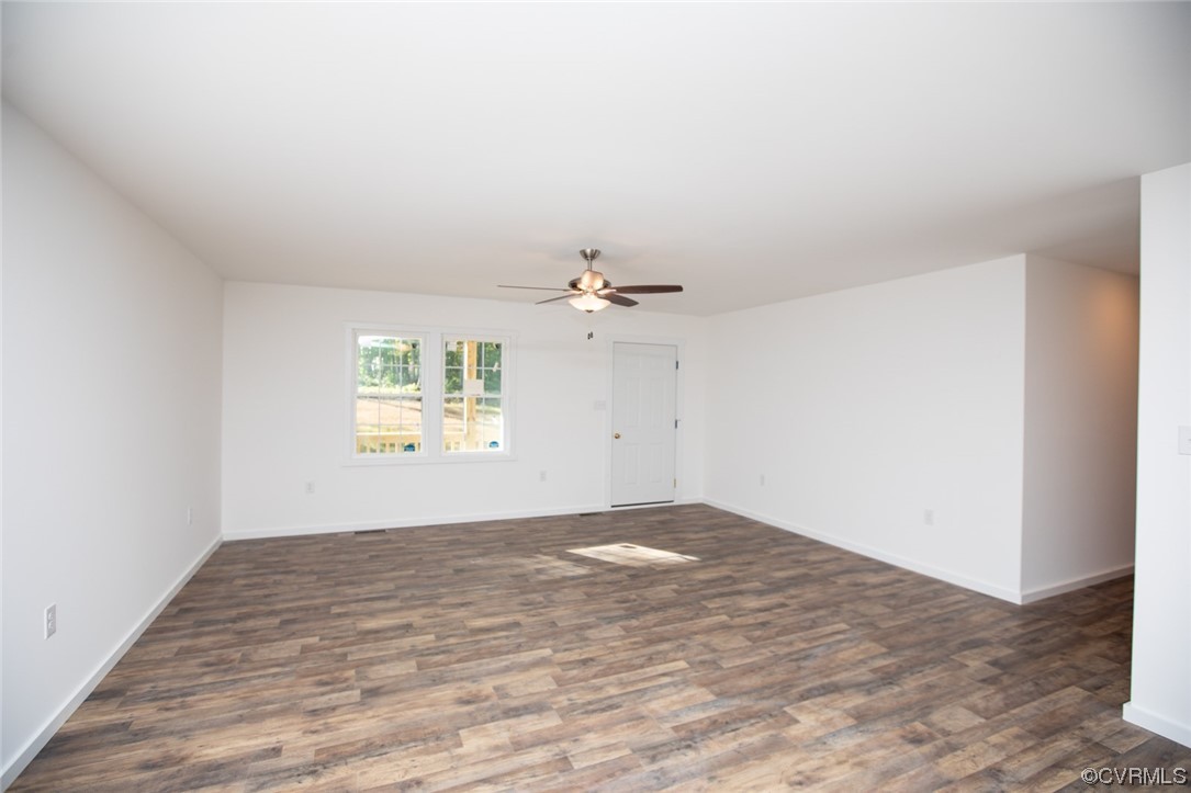 22 Abrams Road Farmville, VA 23901 - Photo 12 of 42 wooden floor in an empty room with a window