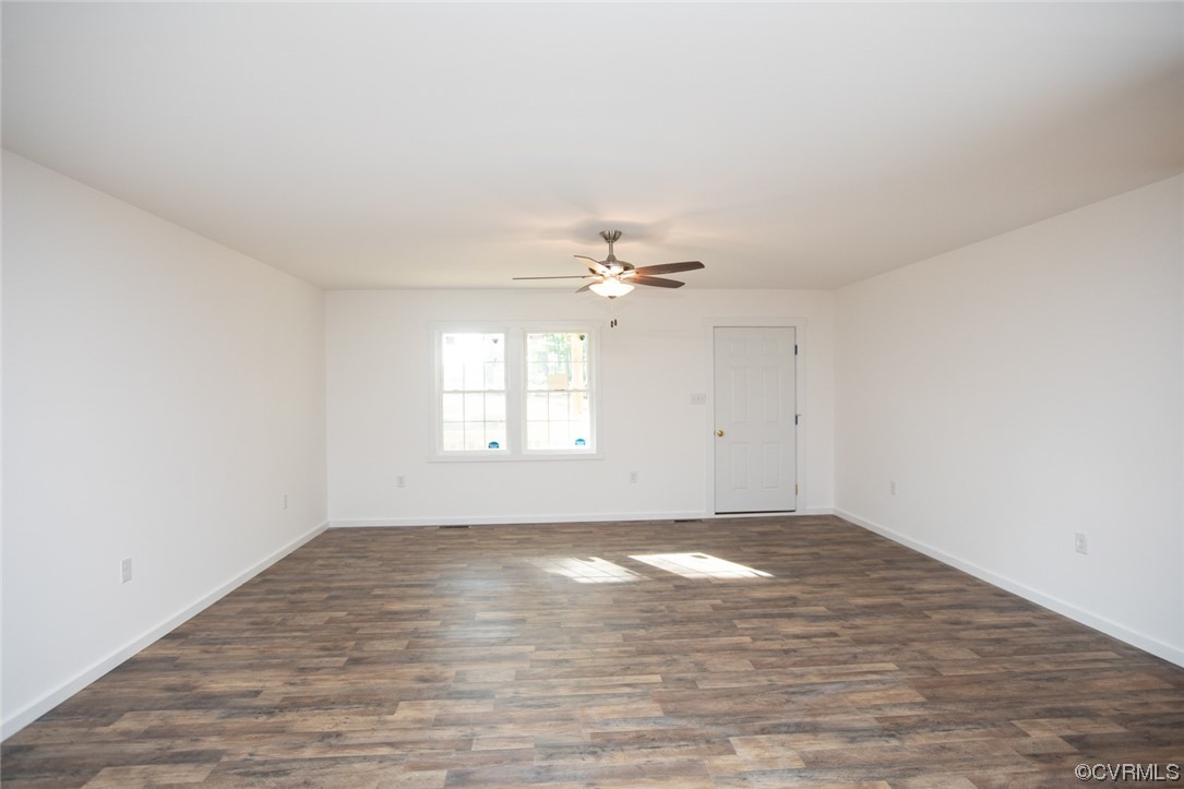 22 Abrams Road Farmville, VA 23901 - Photo 13 of 42 wooden floor in an empty room with a window