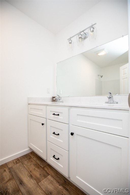 22 Abrams Road Farmville, VA 23901 - Photo 26 of 42 a bathroom with a mirror and a sink