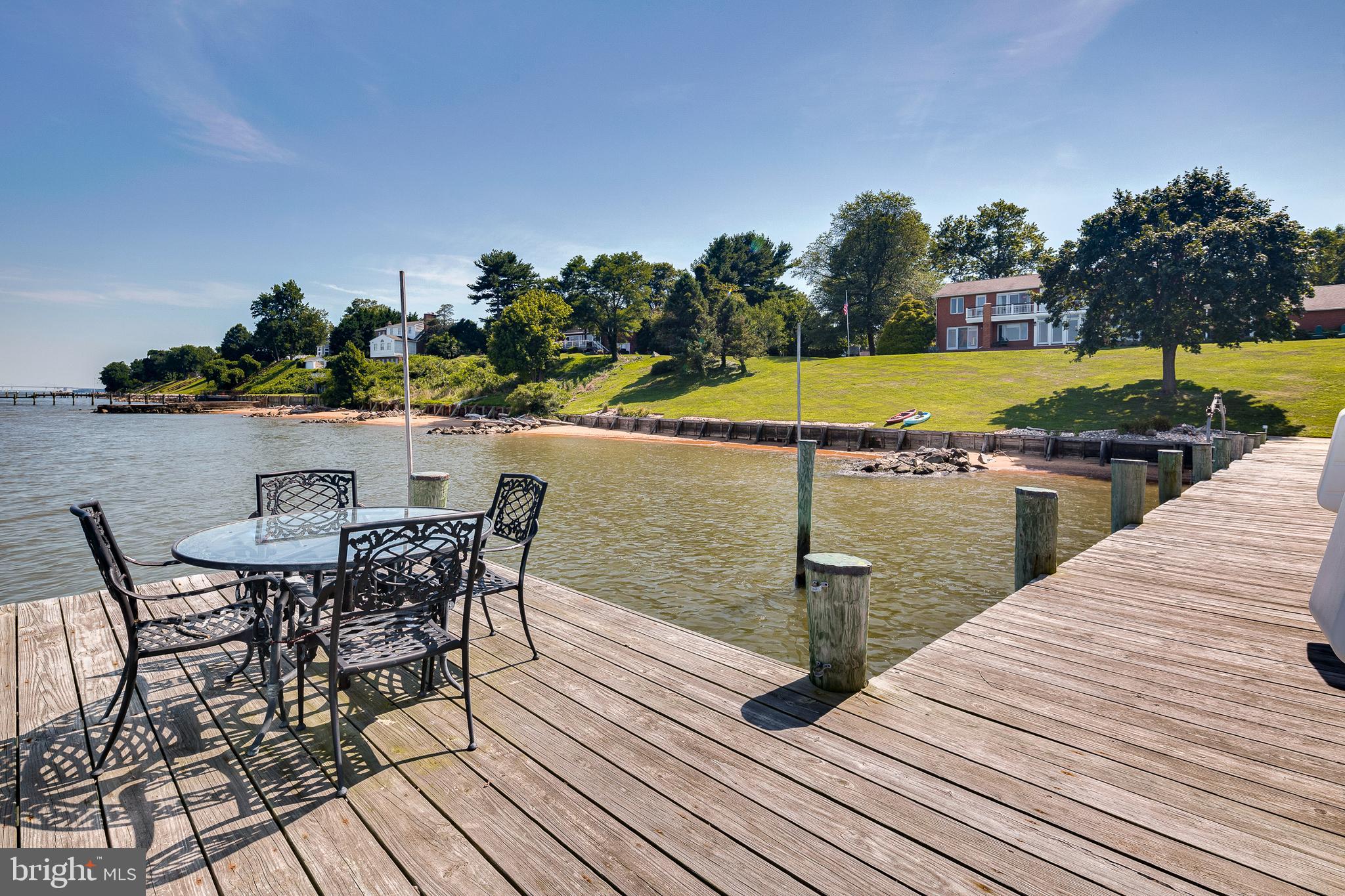 5138 Mountain Road Pasadena, MD 21122 - Photo 35 of 43 Great dock/pier w/ boat lift and plenty of seating