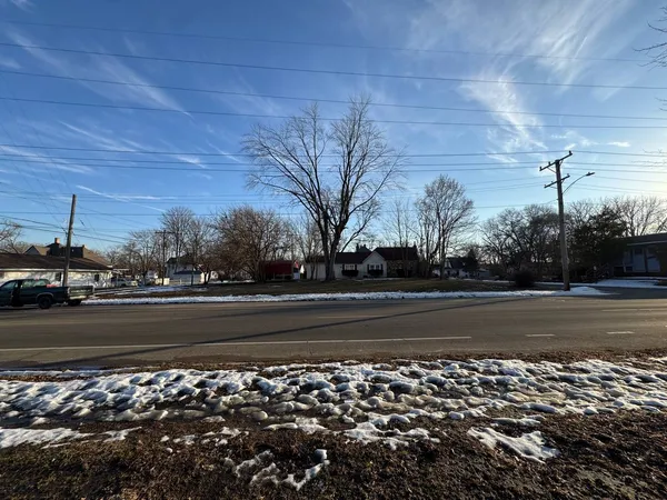 a view of road with tree