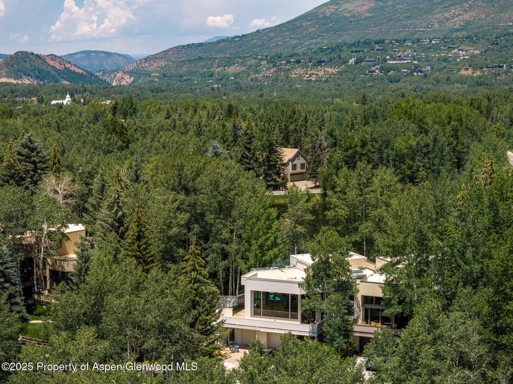 1440 Crystal Lake Road Aspen, CO 81611 - Photo 44 of 44 Aerial Views