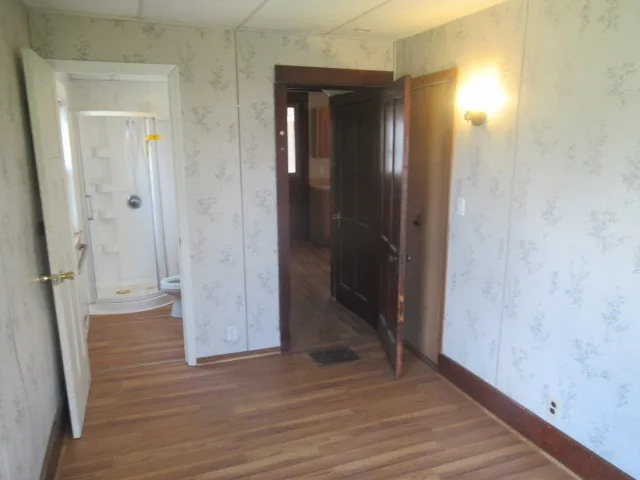 wooden floor in a gallery