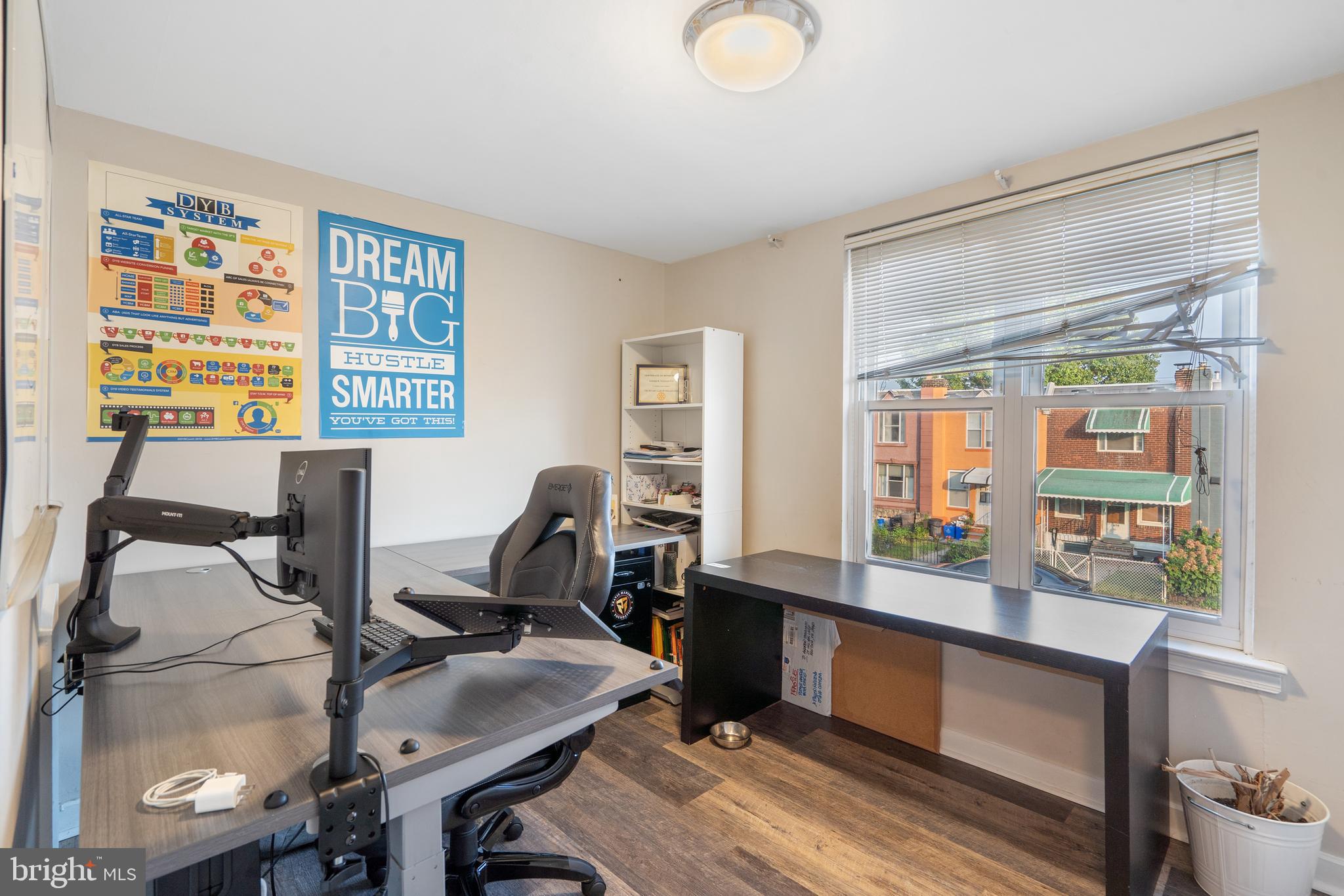3606 Miller Street Philadelphia, PA 19134 - Photo 17 of 24 a view of a workspace with furniture and a window