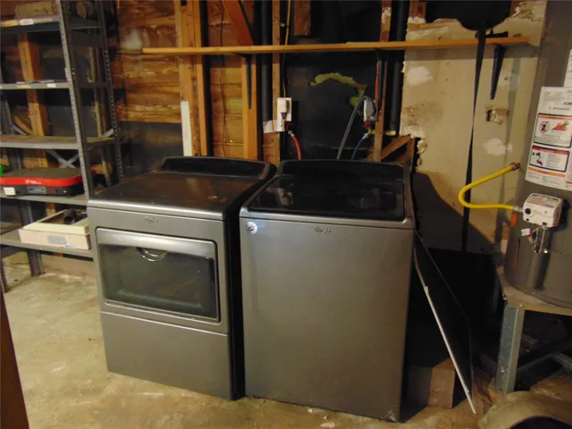 a room with rack on the wall