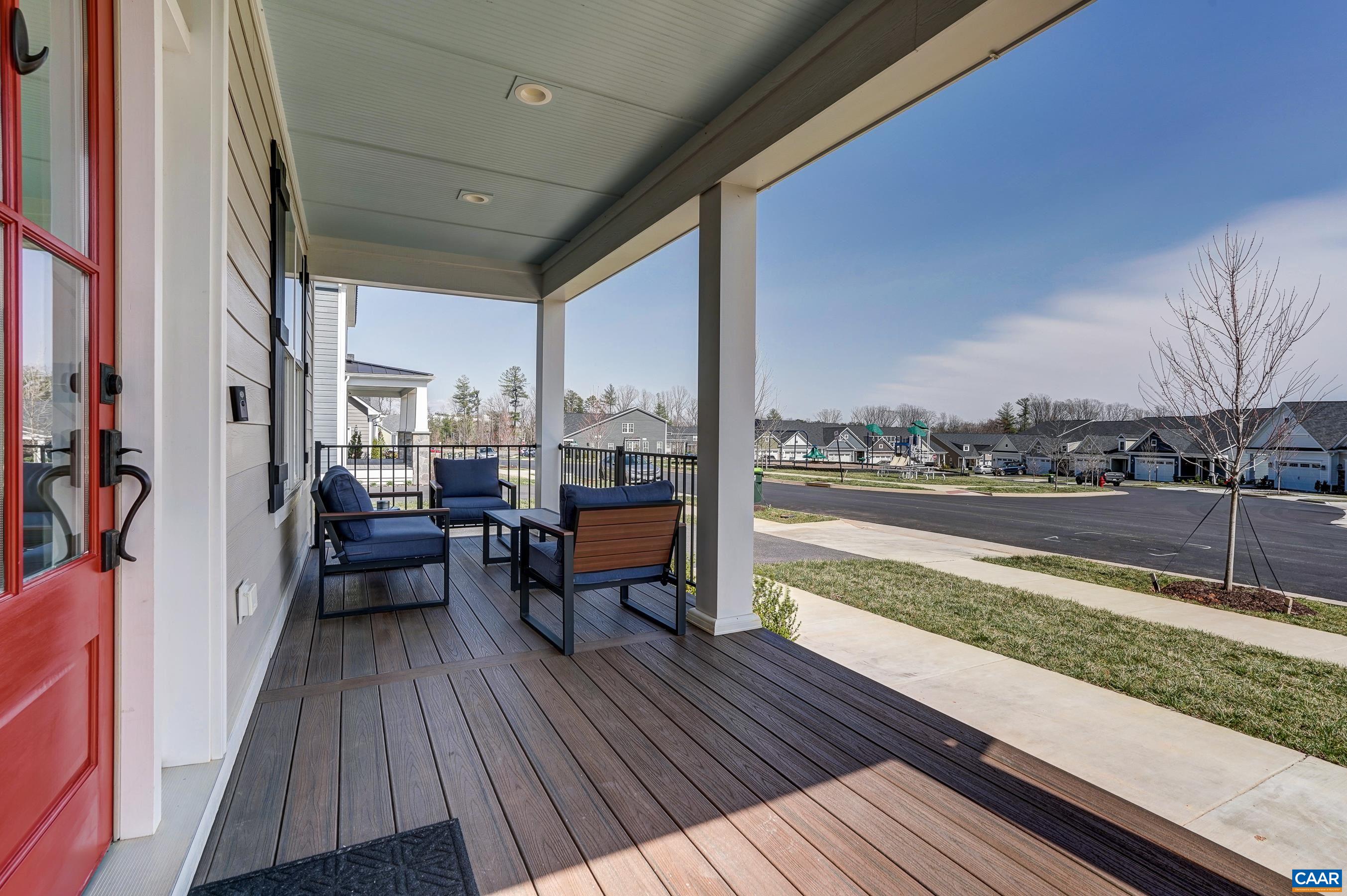 424 Claibourne Road Crozet, VA 22932 - Photo 5 of 64 a view of a balcony with wooden floor