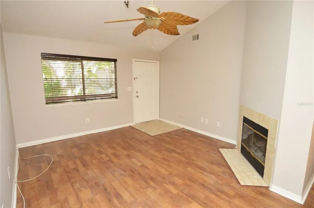 wooden floor in an empty room