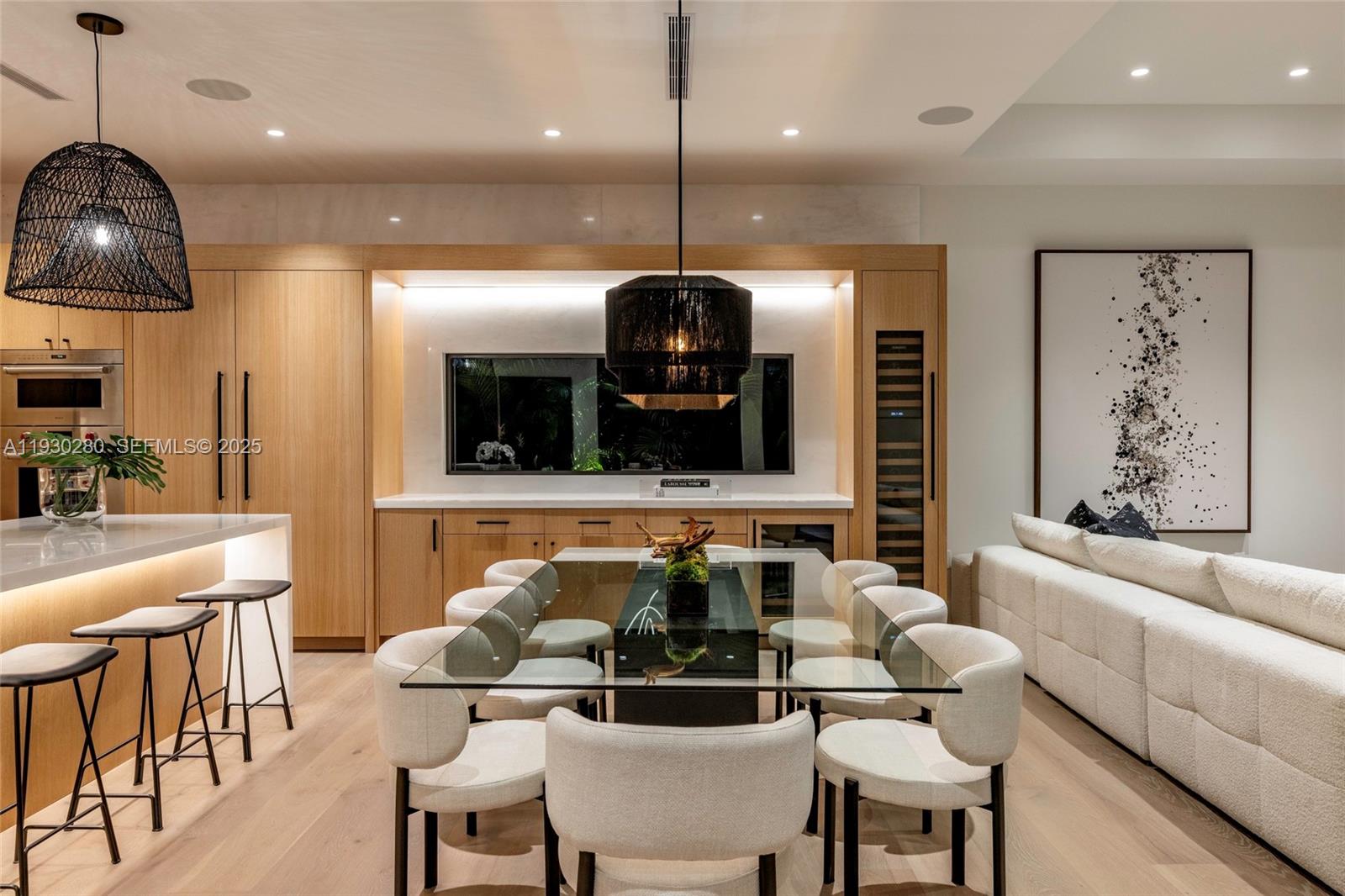 4024 Bonita Avenue Miami, FL 33133 - Photo 95 of 99 a living room with furniture a window and a flat screen tv