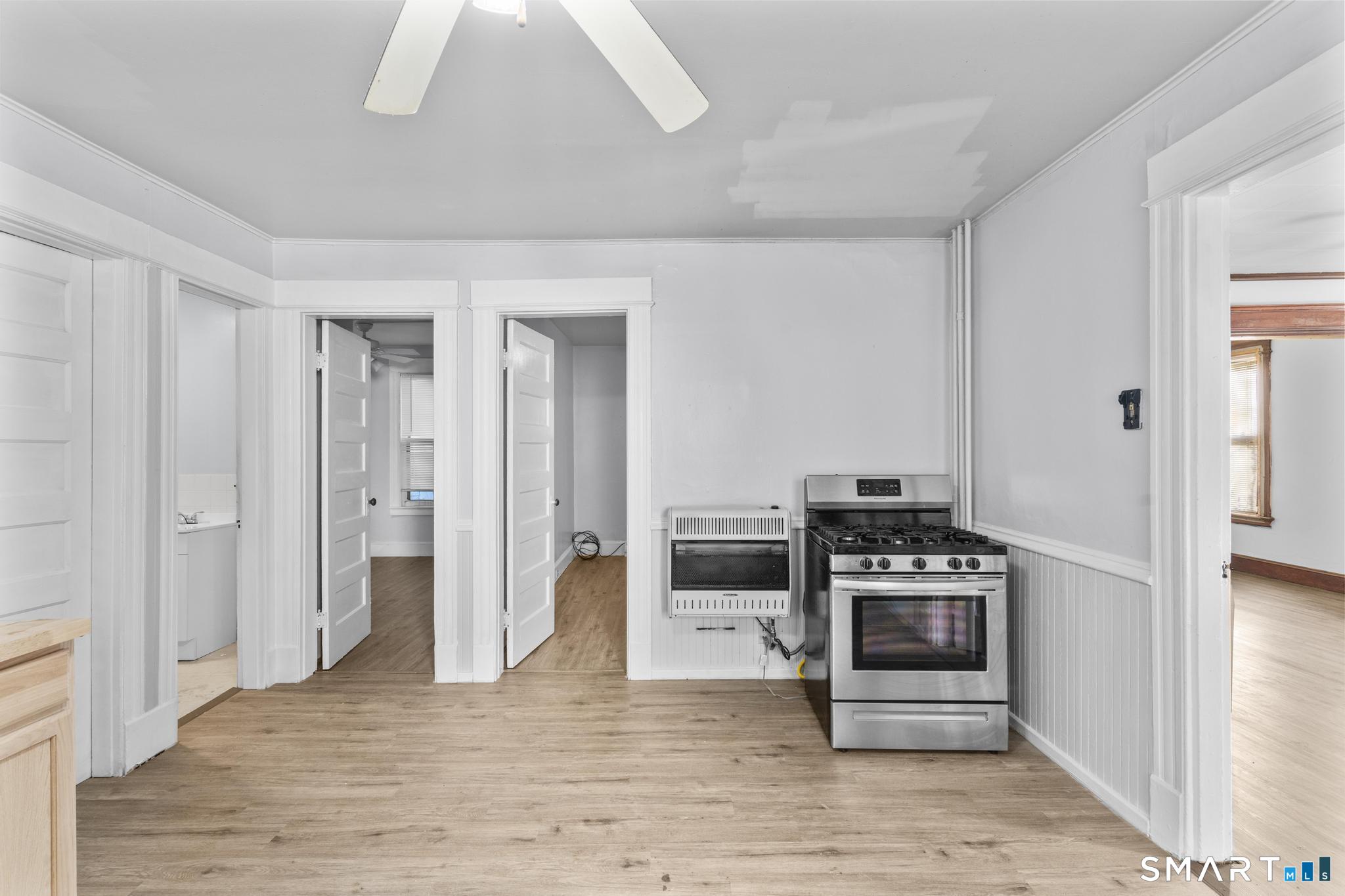 73 South Street Waterbury, CT 06706 - Photo 12 of 29 a view of a kitchen with wooden floor