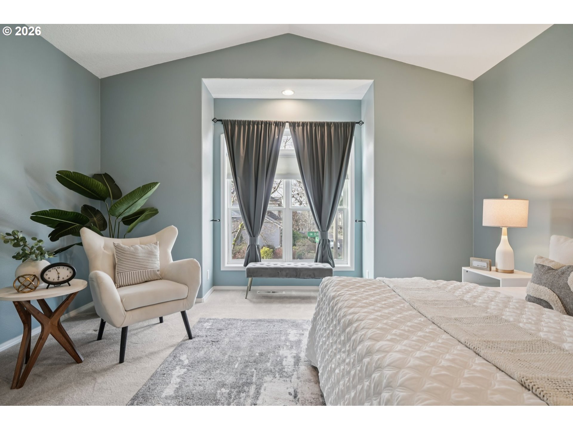 13728 Southwest 159th Terrace Portland, OR 97224 - Photo 17 of 48 a living room with furniture and a large window