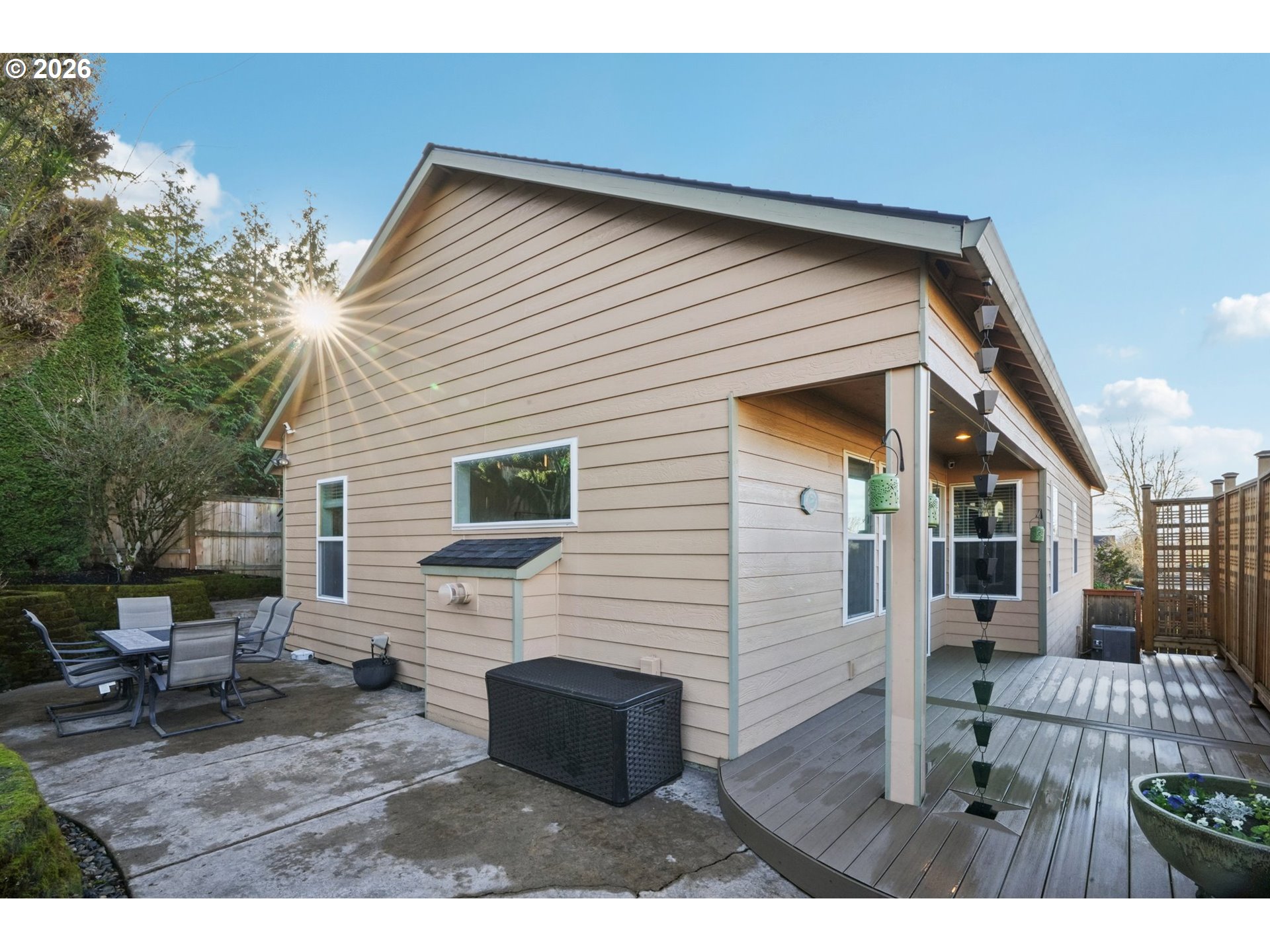 13728 Southwest 159th Terrace Portland, OR 97224 - Photo 40 of 48 a view of backyard of house