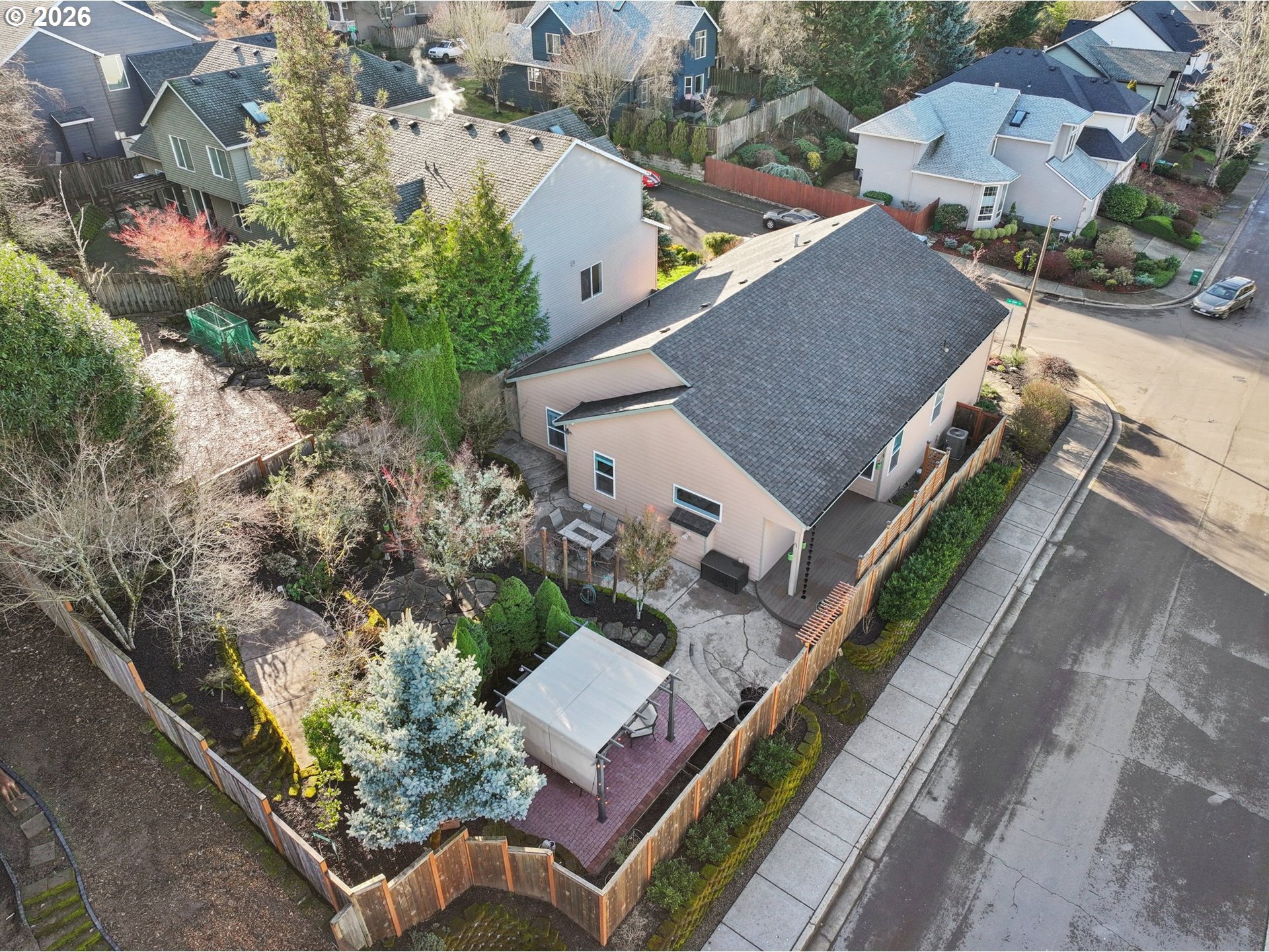13728 Southwest 159th Terrace Portland, OR 97224 - Photo 43 of 48 a view of a house with a large park