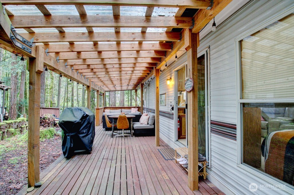22 Wilderness Way Maple Falls, WA 98266 - Photo 11 of 40 a view of porch with seating space