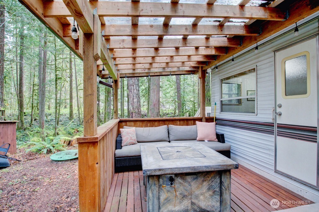 22 Wilderness Way Maple Falls, WA 98266 - Photo 12 of 40 a view of porch with seating space