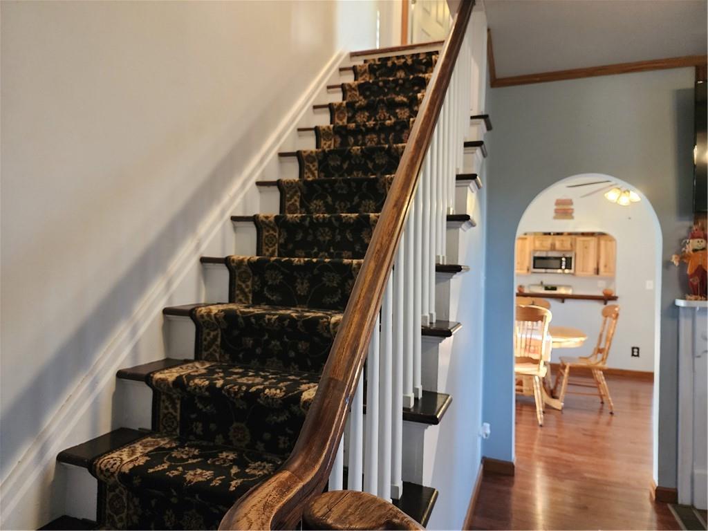 709 North 7th Street Apollo, PA 15613 - Photo 14 of 50 a view of entryway and hall with wooden floor