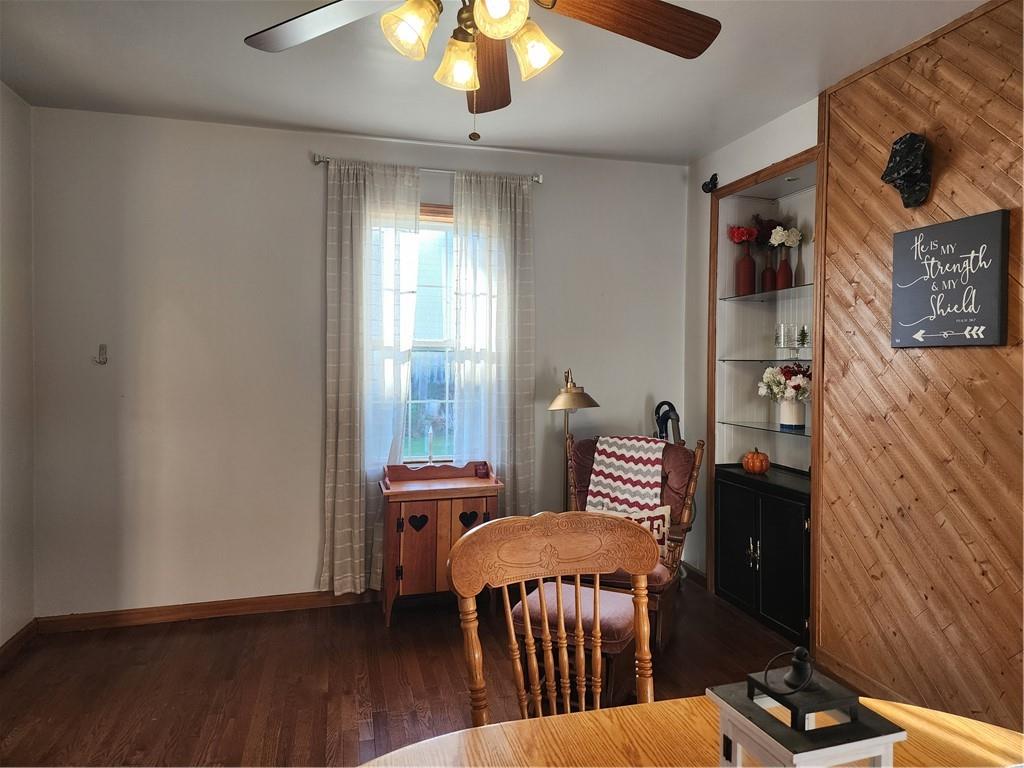 709 North 7th Street Apollo, PA 15613 - Photo 18 of 50 a view of a dining room with furniture wooden floor and chandelier