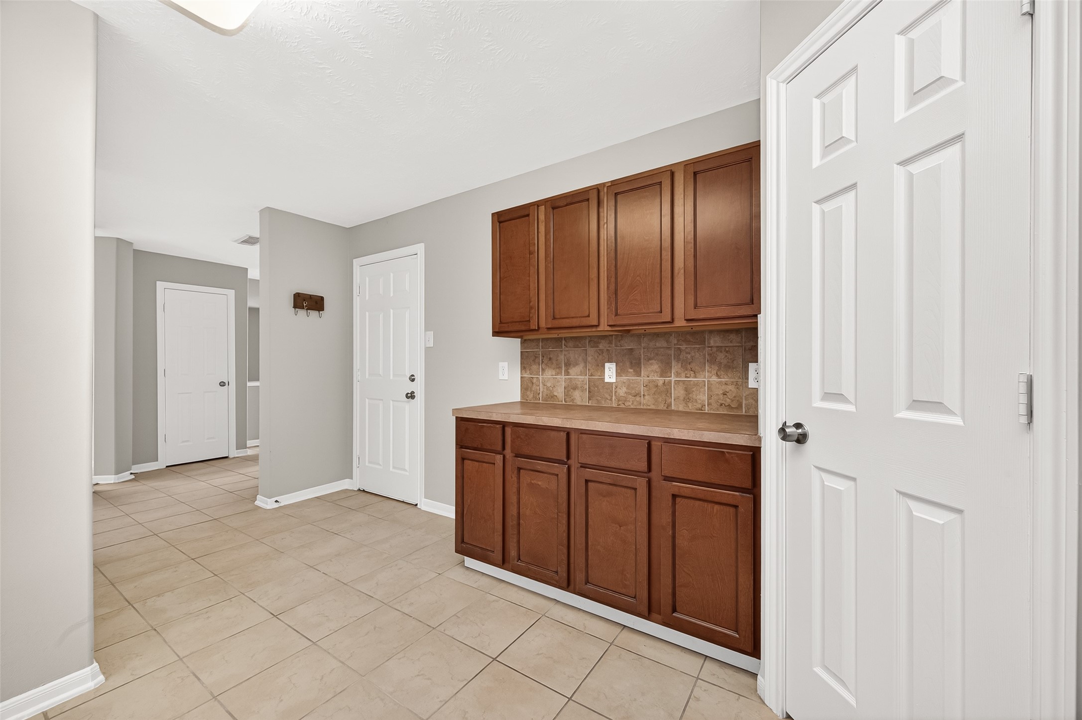 2415 Lacyberry Street Houston, TX 77080 - Photo 13 of 50 a view of kitchen with granite countertop cabinets and sink