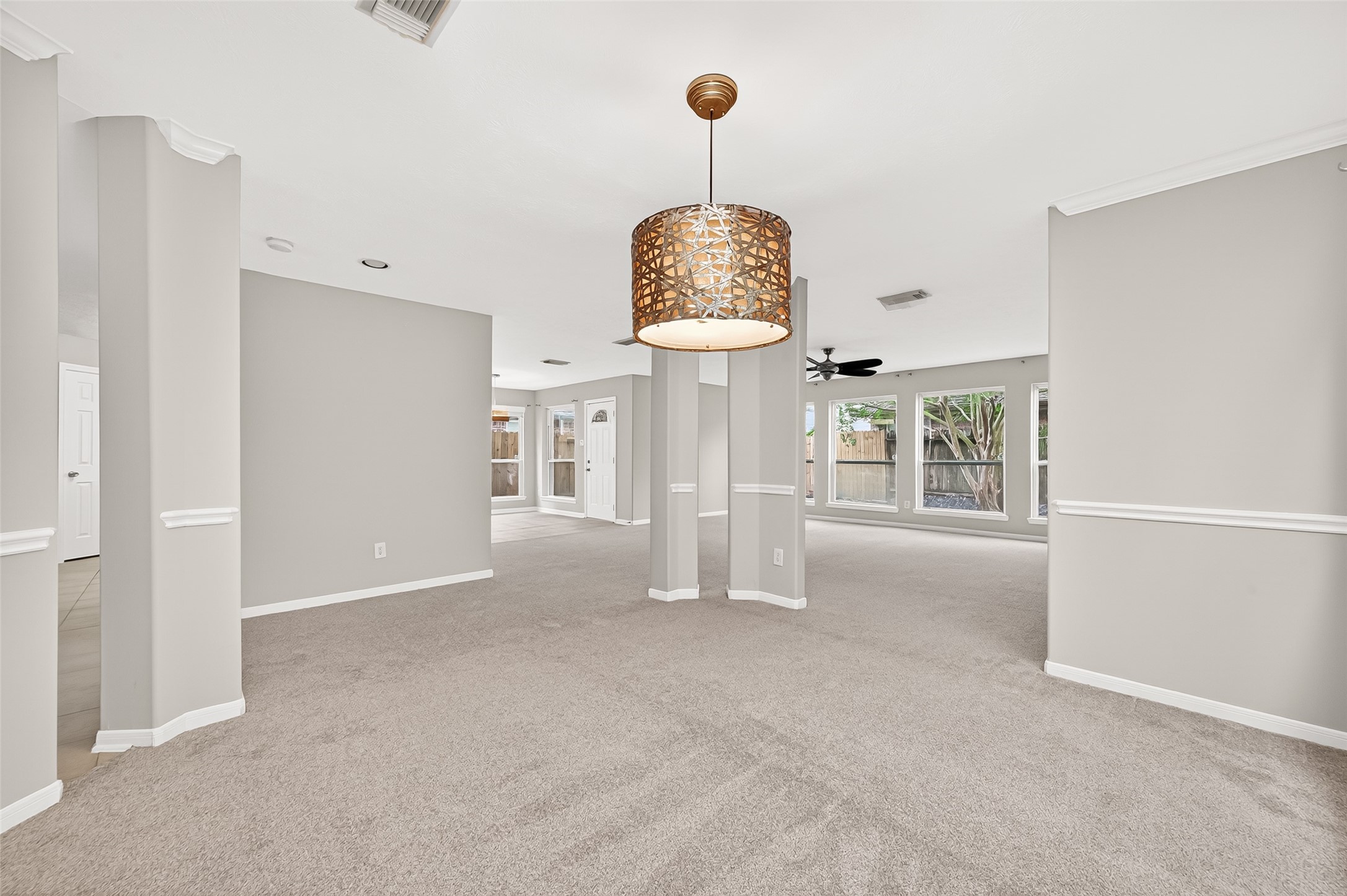 2415 Lacyberry Street Houston, TX 77080 - Photo 18 of 50 a view of livingroom with chandelier