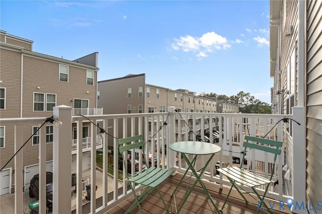 a view of a chairs and table in the terrace