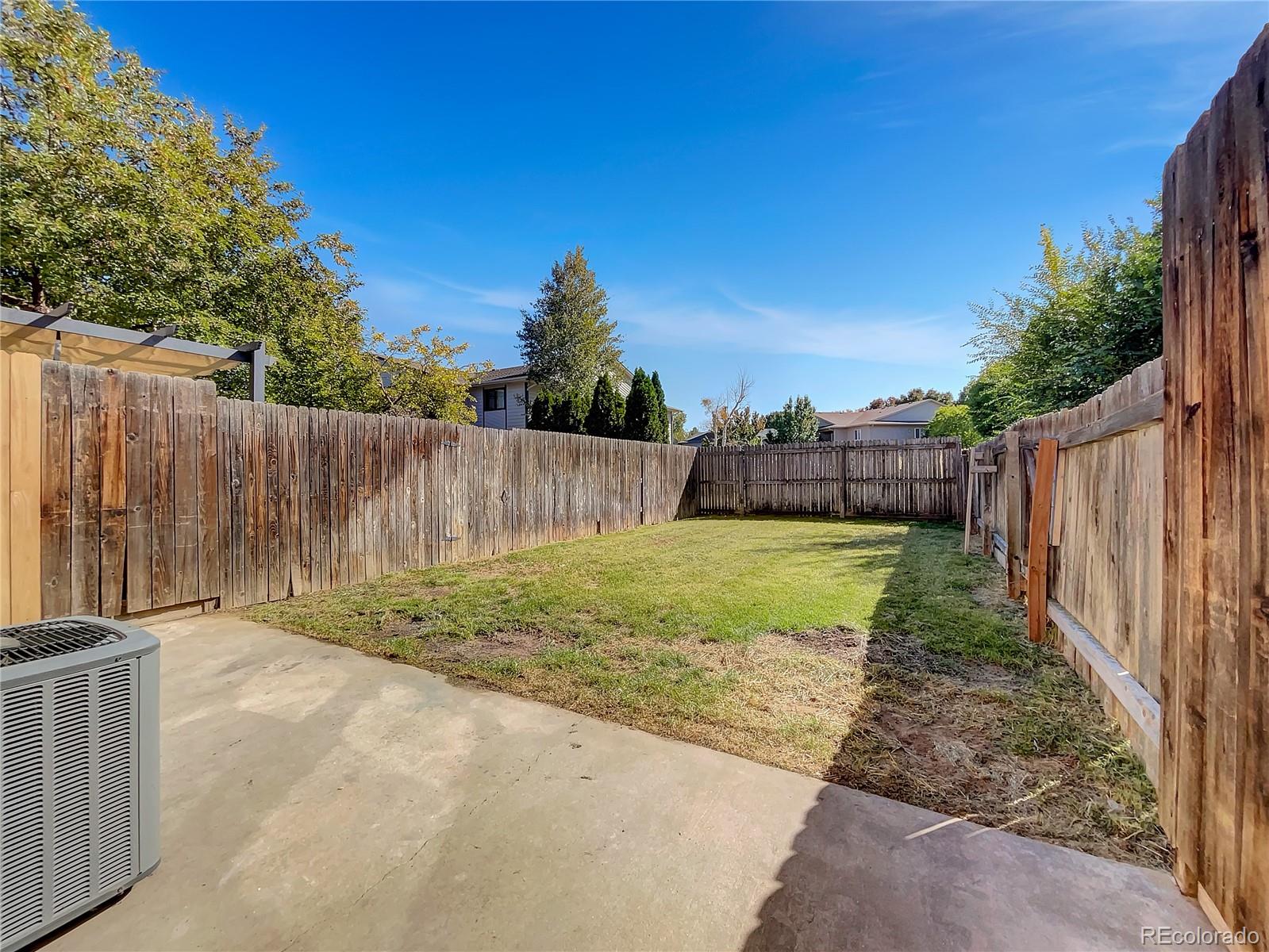 2134 3rd Street Southwest, Unit 2 Loveland, CO 80537 - Photo 27 of 31 a view of backyard with wooden fence