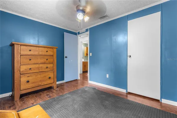 wooden floor and windows in a room