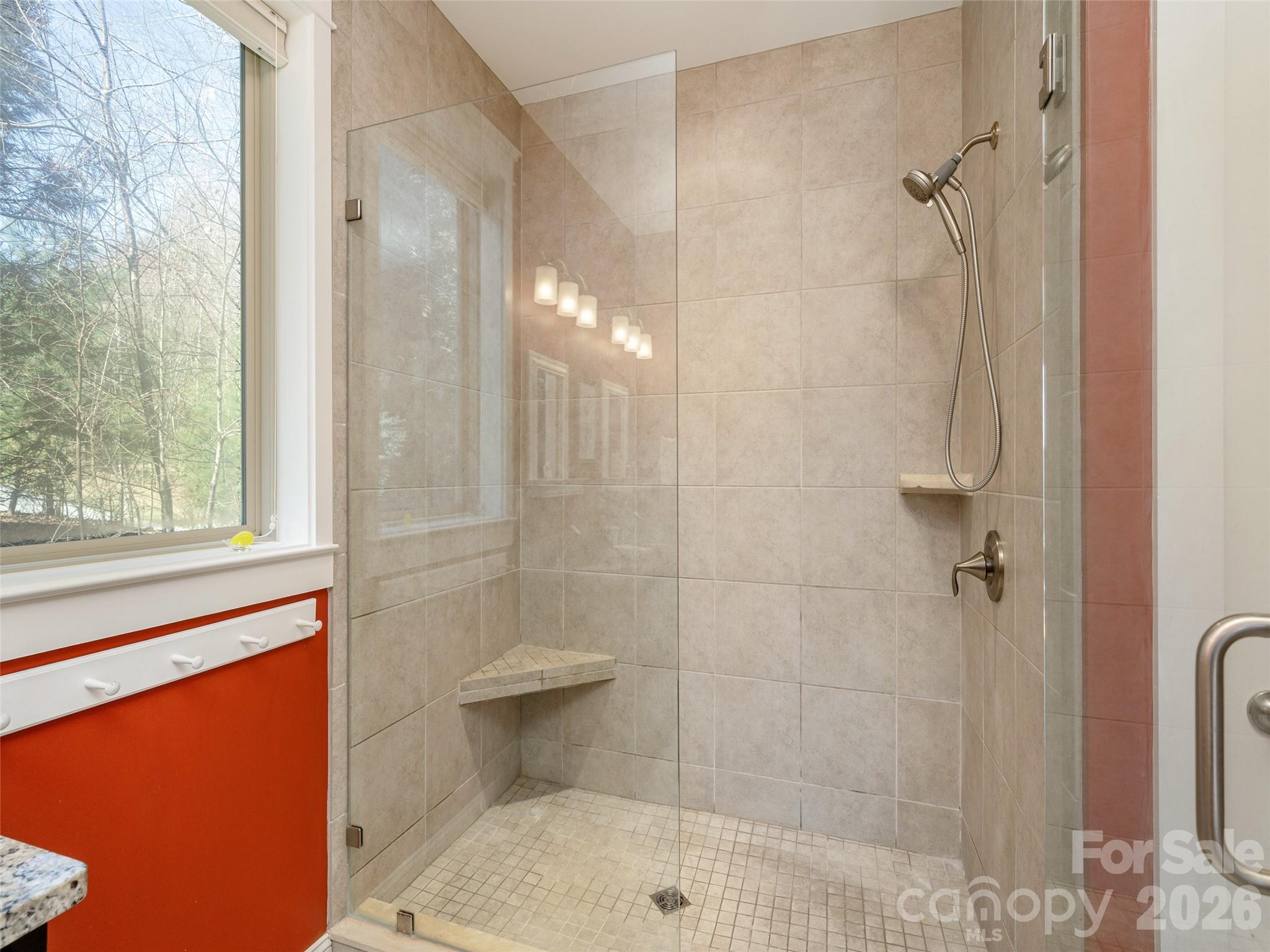 383 Monarch Road Hendersonville, NC 28739 - Photo 27 of 48 a bathroom with a shower