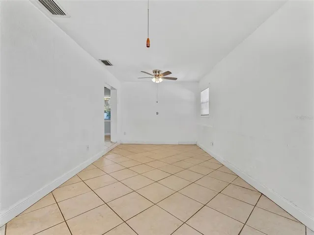 a view of an empty room