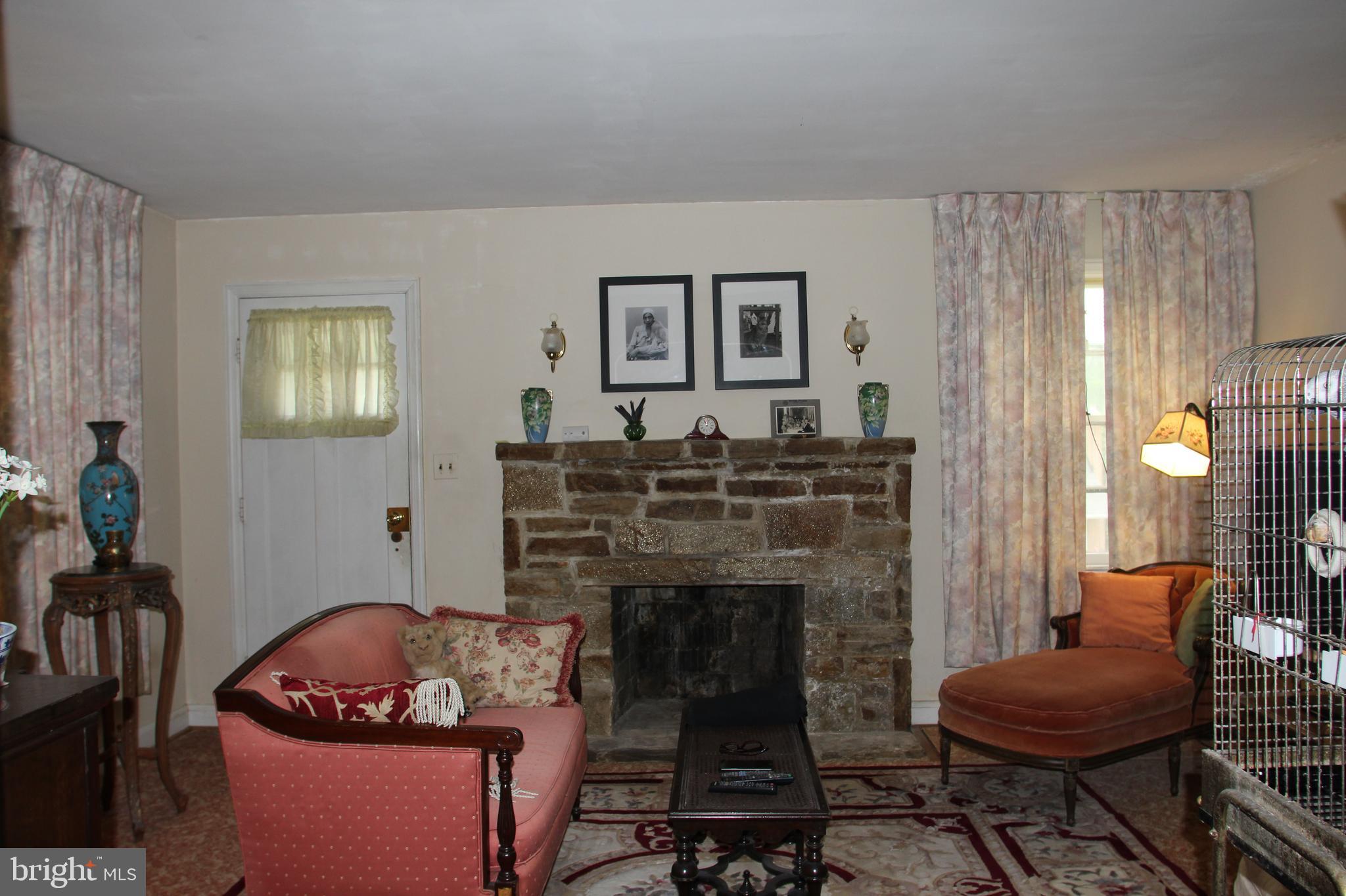 1918 Hillcrest Road Baltimore, MD 21207 - Photo 6 of 18 Stone Fireplace