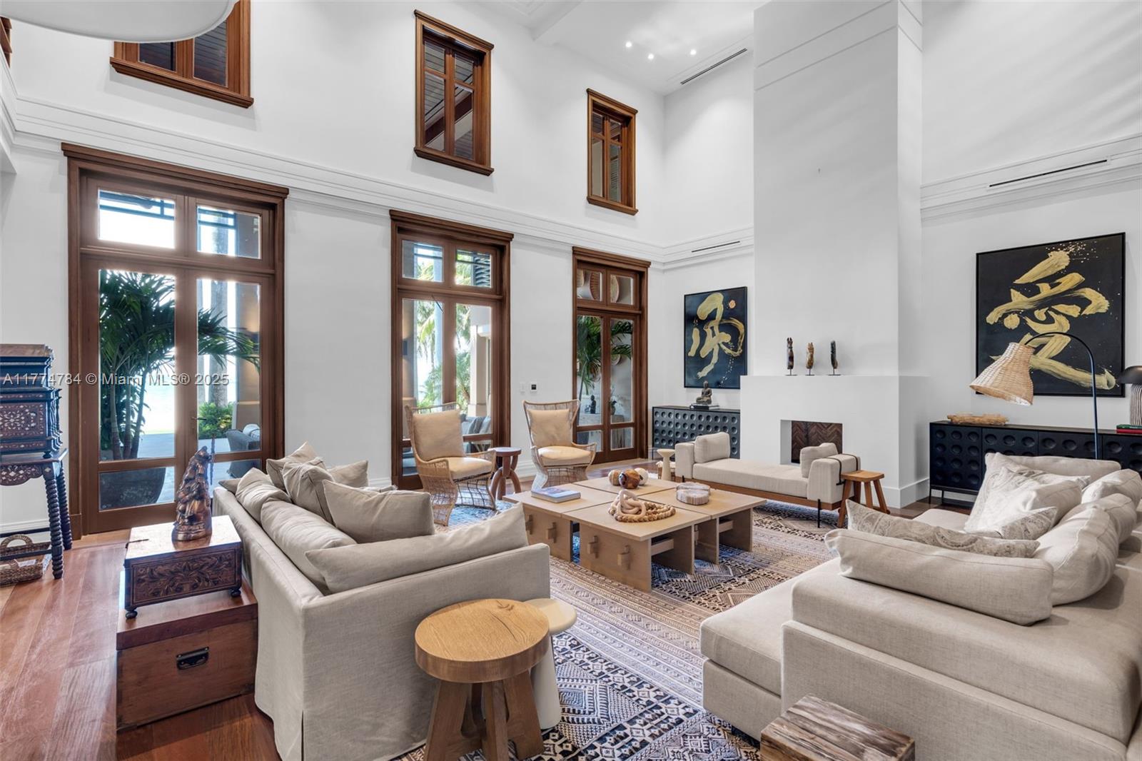 9 Harbor Point Key Biscayne, FL 33149 - Photo 8 of 88 a living room with furniture kitchen view and a large window